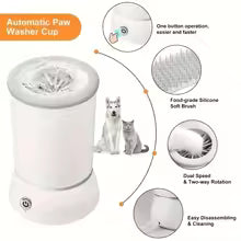 Pet Feet Washer Electrical Pet Paw Cleaner Automatic Pet Foot Cleaning Cup Portable Quick Low Noise Dog Cat Paw Cleaner